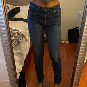 Acne Studios High Rise Skinny Jeans